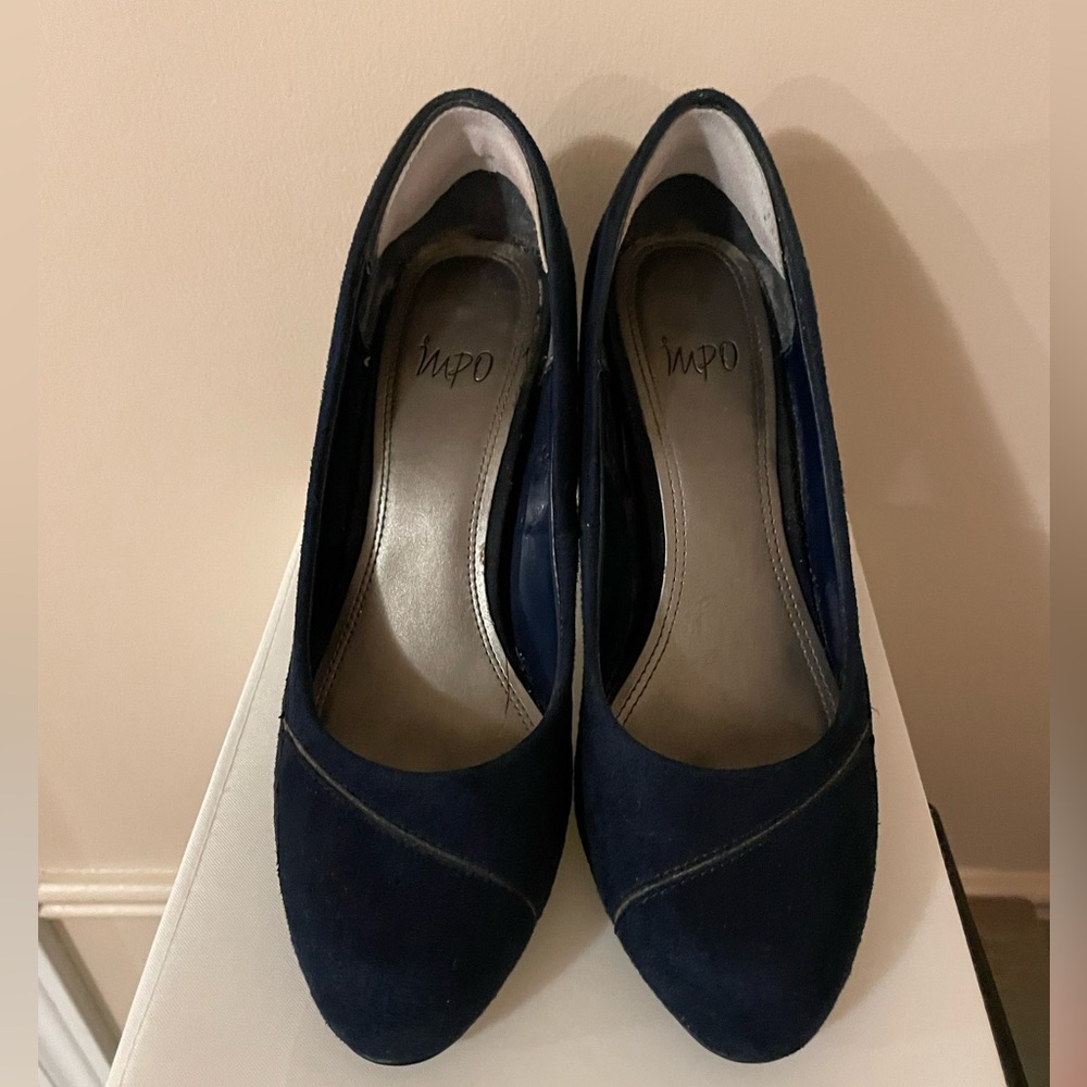 GUC Navy Impo Heels Size 9